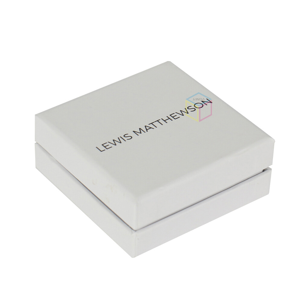 High Quality Small Lid and Base Gift Box Black Packaging Paper Top and Bottom Paperboard Box for Jewelry