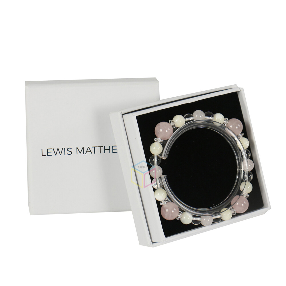 High Quality Small Lid and Base Gift Box Black Packaging Paper Top and Bottom Paperboard Box for Jewelry