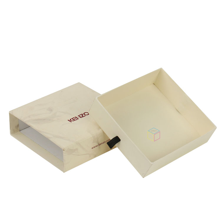 Luxury Texture Paper Scarves Clothing Drawer Box Pulling Out Paper Packaging Box with Custom Branding