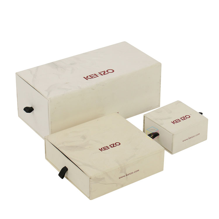 Luxury Texture Paper Scarves Clothing Drawer Box Pulling Out Paper Packaging Box with Custom Branding