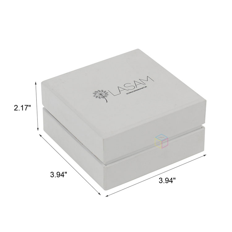 High Quality Small Lid and Base Gift Box Black Packaging Paper Top and Bottom Paperboard Box for Jewelry