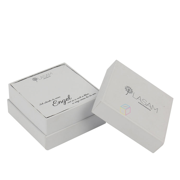 High Quality Small Lid and Base Gift Box Black Packaging Paper Top and Bottom Paperboard Box for Jewelry