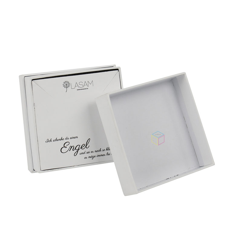 High Quality Small Lid and Base Gift Box Black Packaging Paper Top and Bottom Paperboard Box for Jewelry