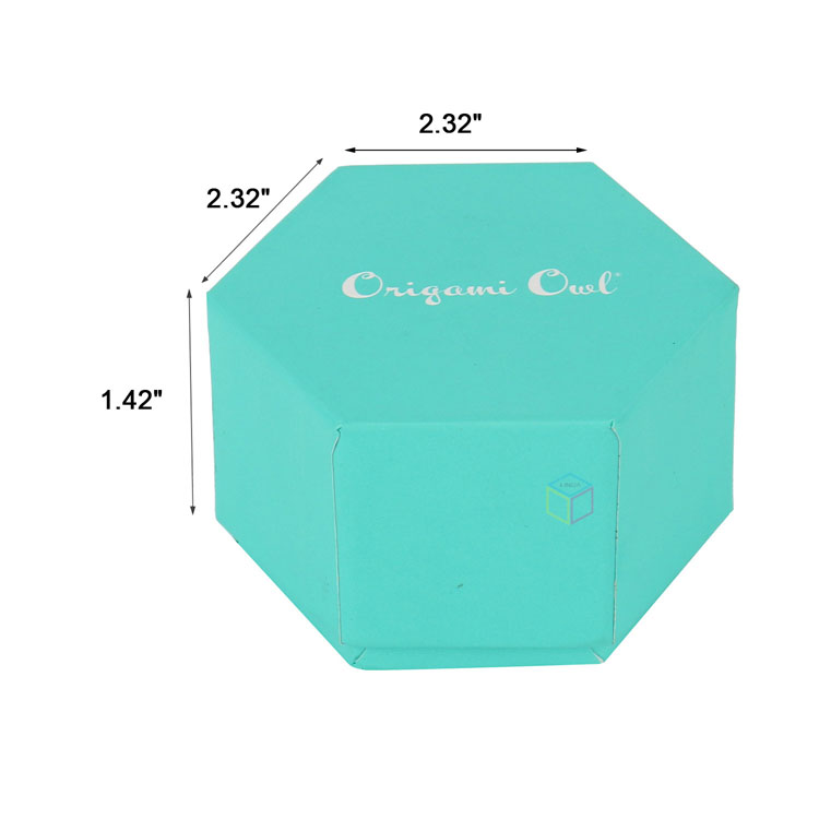 Luxury Matte Yellow Hexagon Neck Lid and Base Rigid Cardboard 5g 7g Round Glass Jars Packaging Boxes with Lid Off and EVA Holder