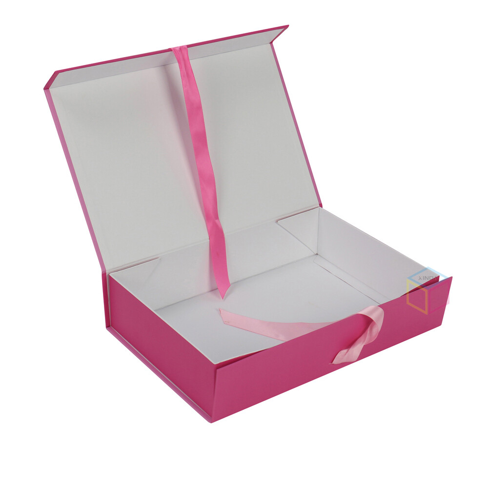 Custom Green Glitter Paper Book Shape Rigid Gift Boxes for Cosmetic Packaging Foldable Magnetic Box with Ribbon