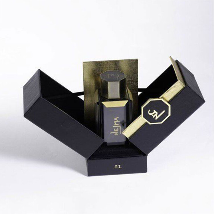 Premium Custom Perfume Box Packaging for Luxury Skincare Serum Essential Oils and Cosmetic Product with High-End Gift Box Design