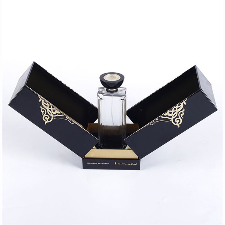 Premium Custom Perfume Box Packaging for Luxury Skincare Serum Essential Oils and Cosmetic Product with High-End Gift Box Design