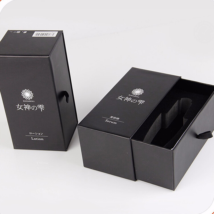 Custom Luxury Magnet Gift Paper Cardboard Custom Logo Makeup Packaging Makeup Packaging Perfume Drawer Box Cosmetic Box