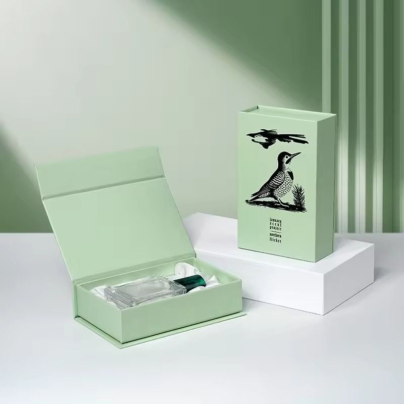 Luxury Custom Perfumes Pack Box Magnetic Closure Perfume Box Cosmetic Packaging Box With Satin Lined