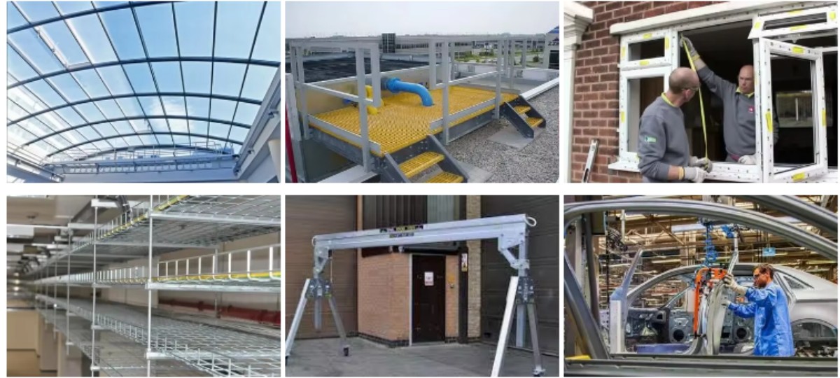 aluminum square pipe application