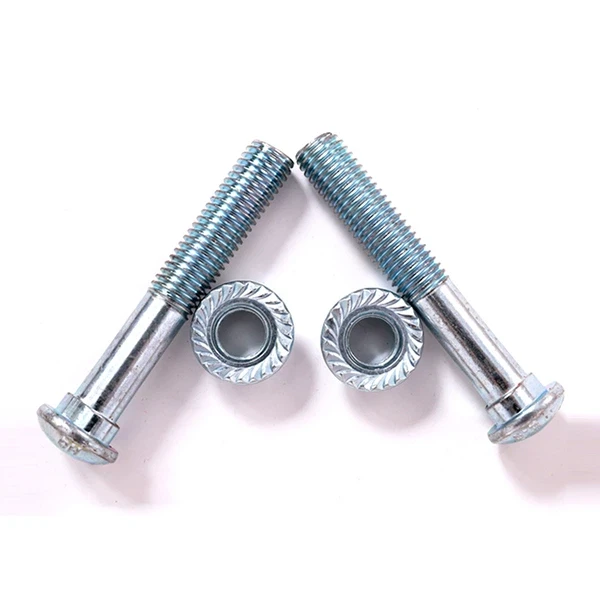 Zinc Plated Oval Neck Bolt