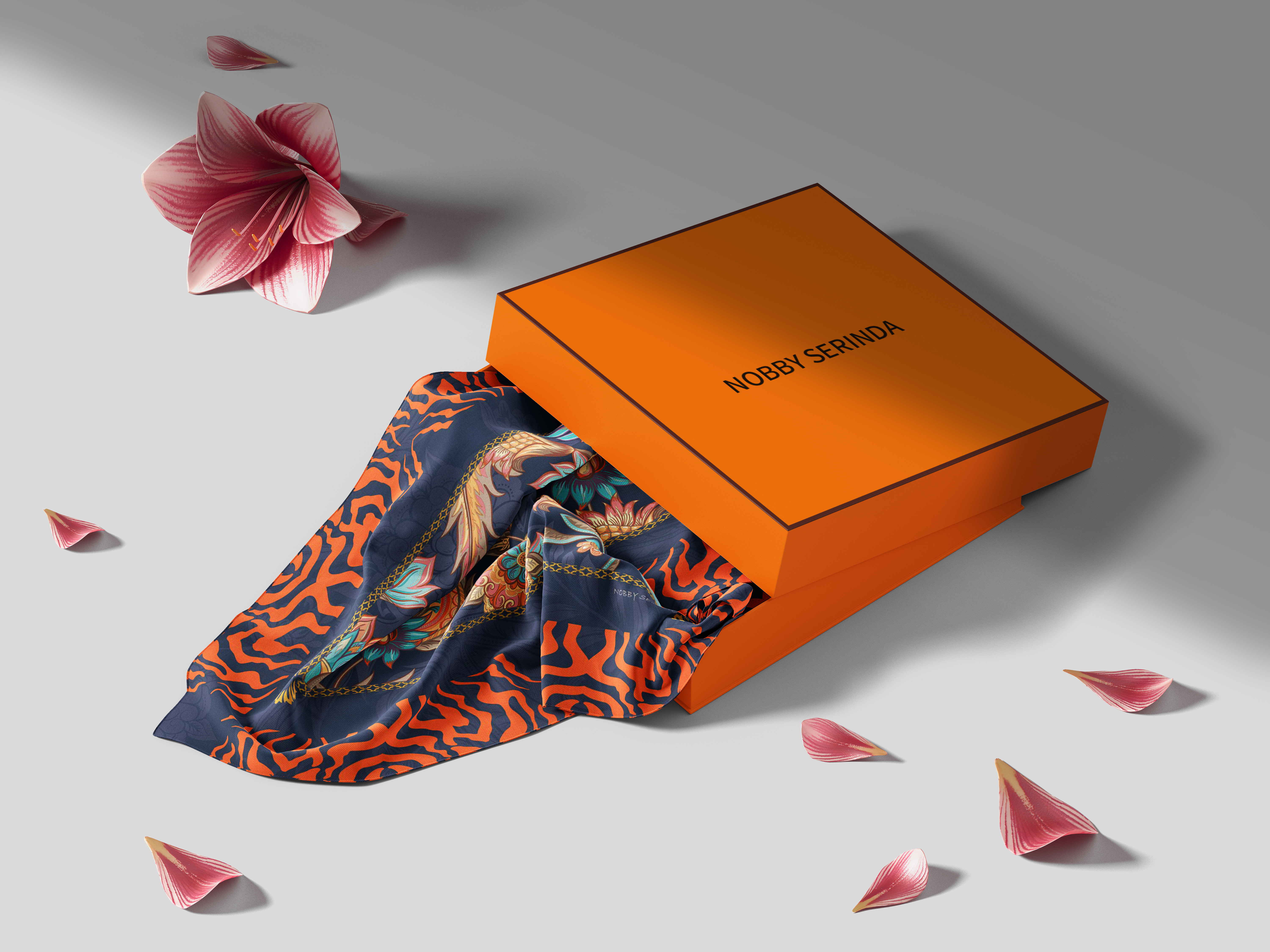 National style and trendy silk scarf