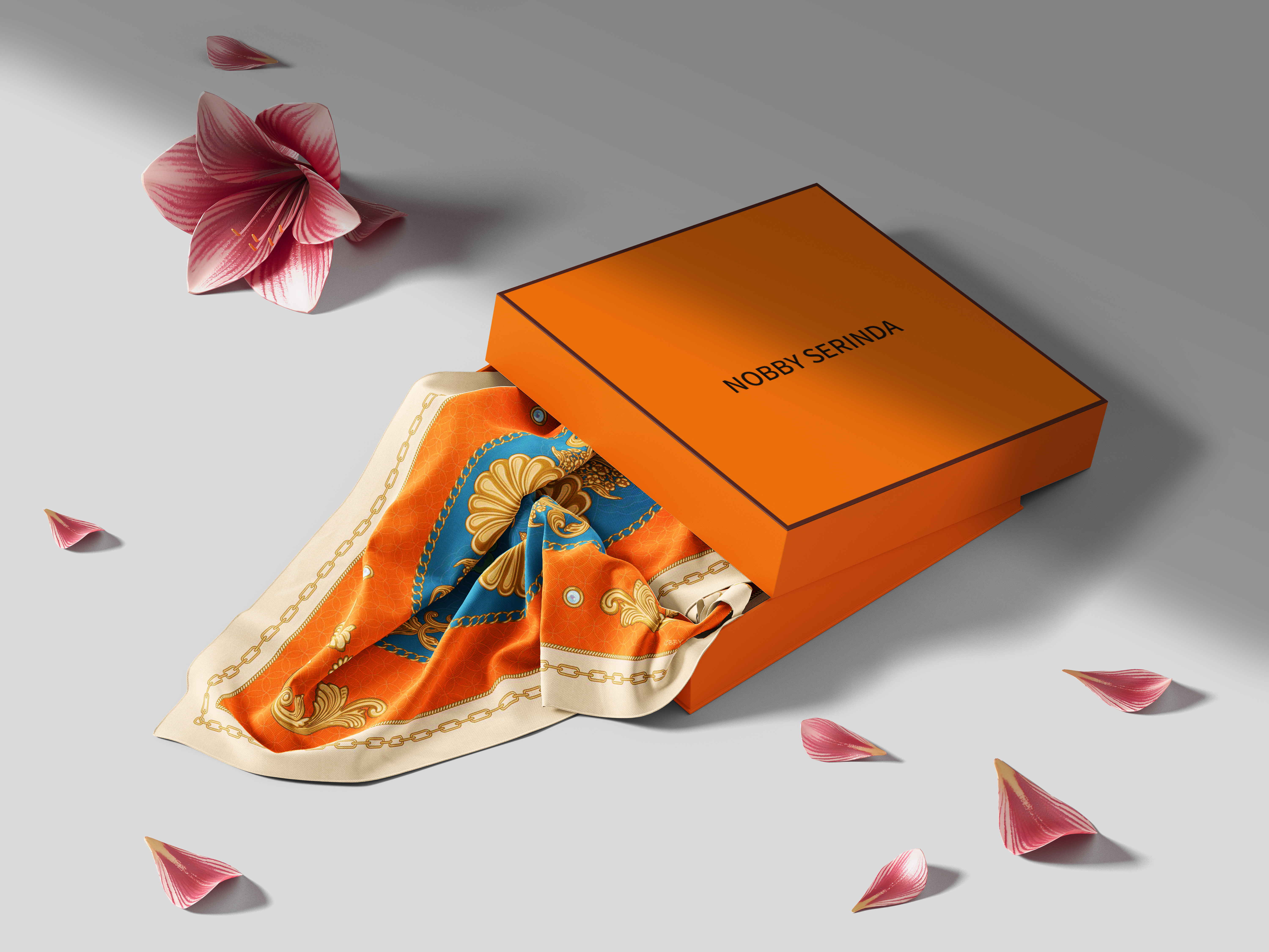 National style and trendy silk scarf