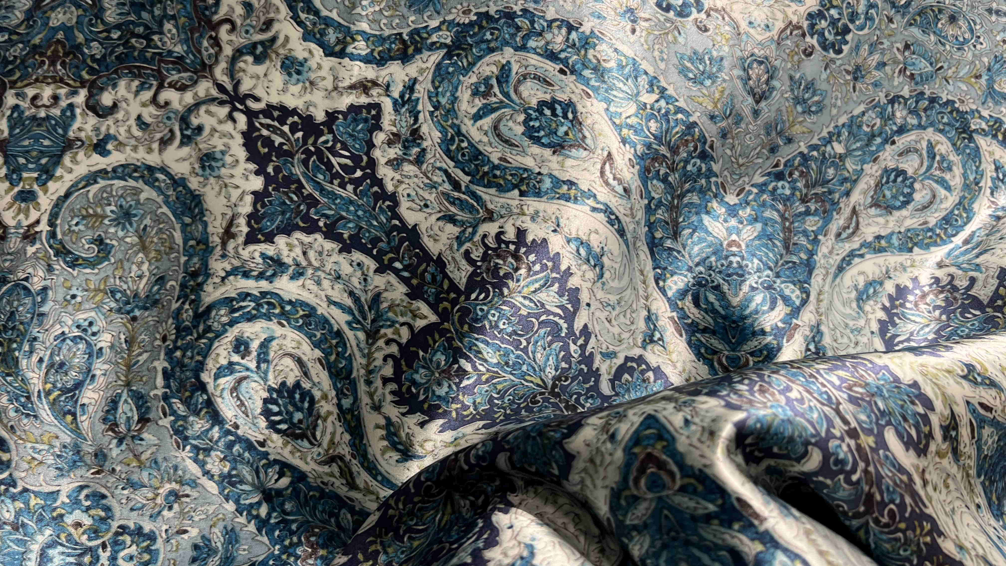 Printed silk
