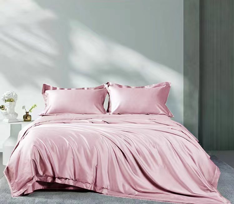 Silk dyed bedding