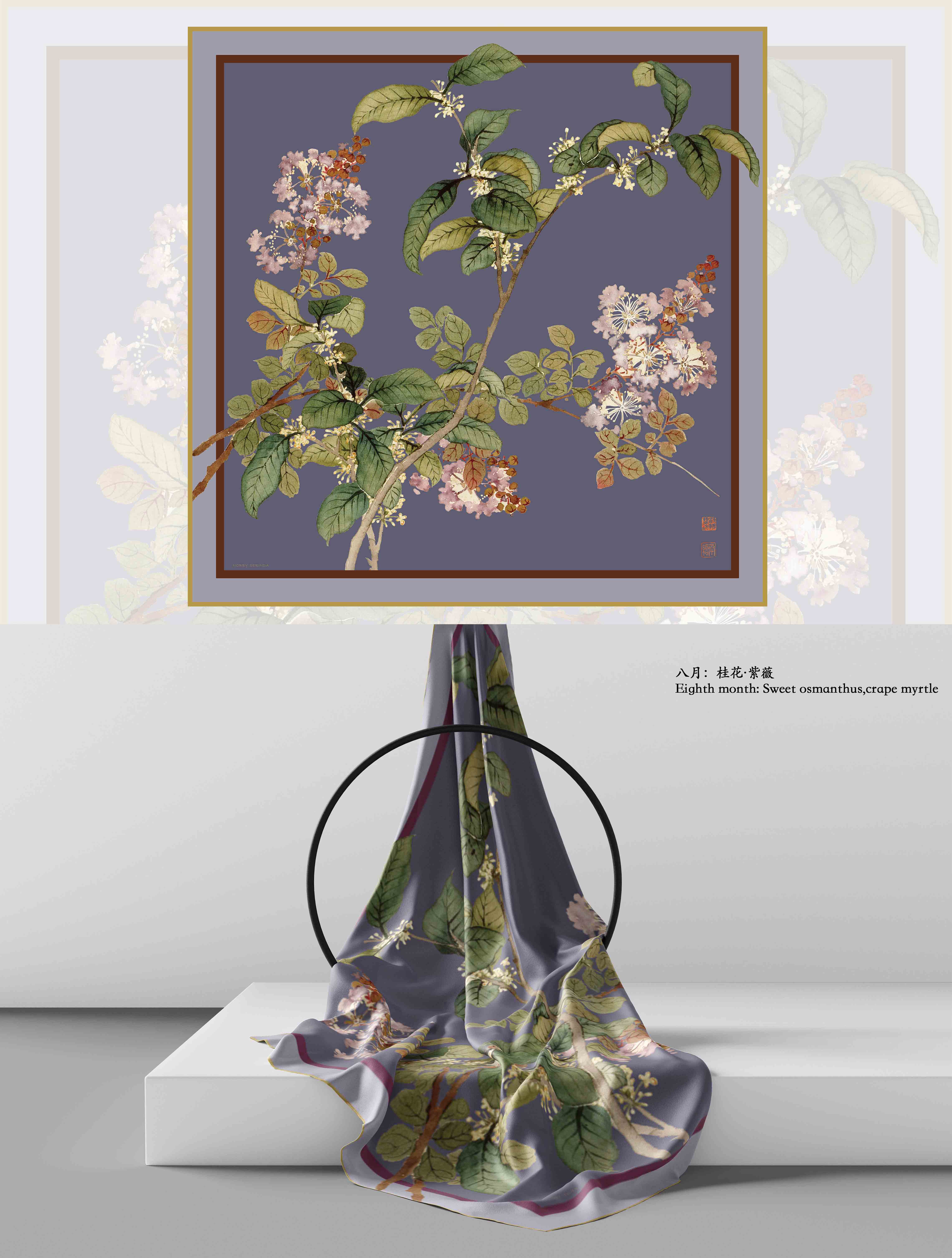 Twelve months of flowers