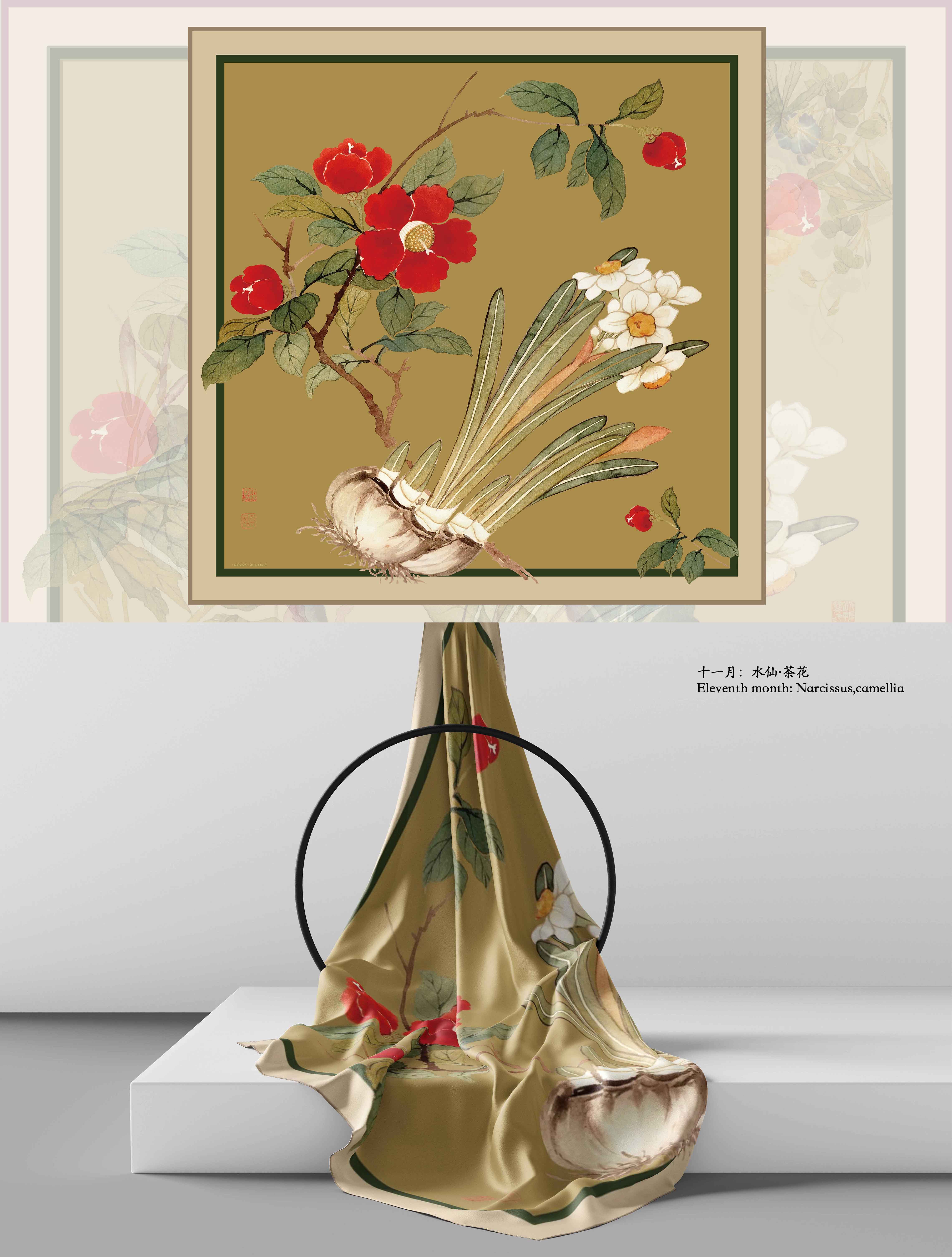 Twelve months of flowers