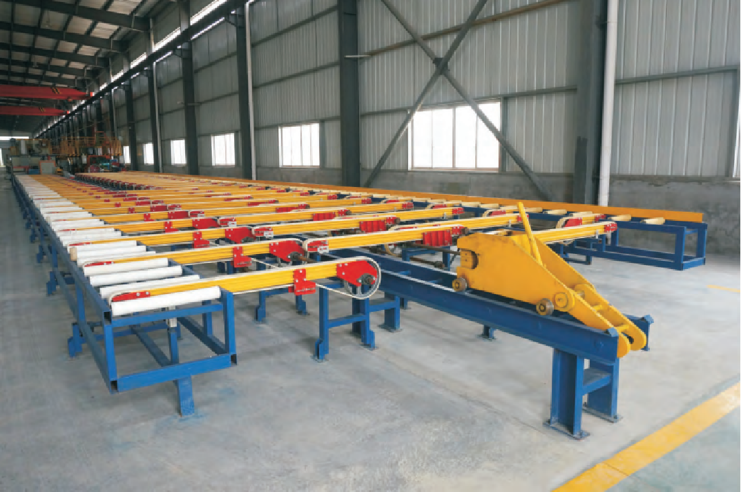 Translation Aluminum Extrusion Transmission production Line