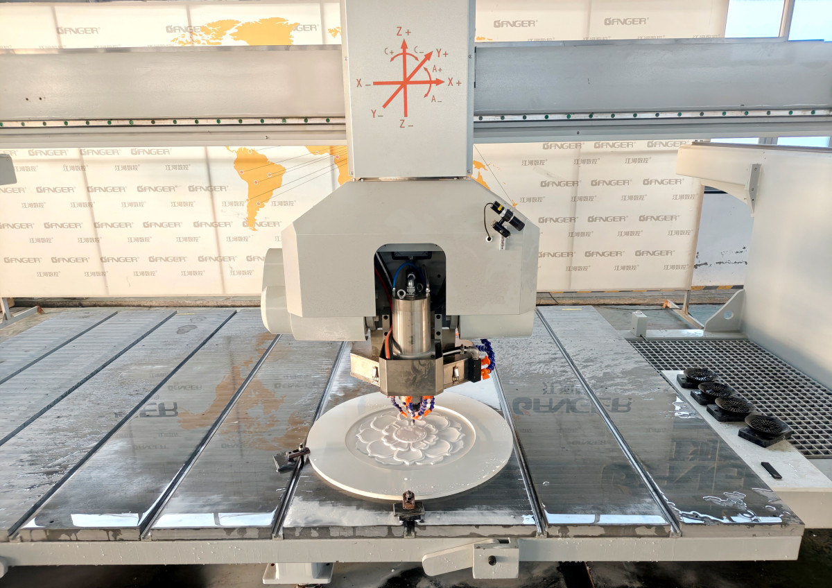 GANGER CNC lance une scie à pont CNC 5+1 axes améliorée avec fonctions de gravure et de polissage