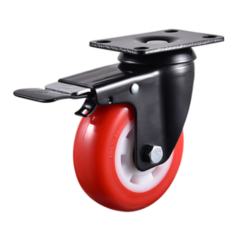 3 4 5 inches PU and PA Capacity 200kg 250kg 300kg Medium Duty Caster