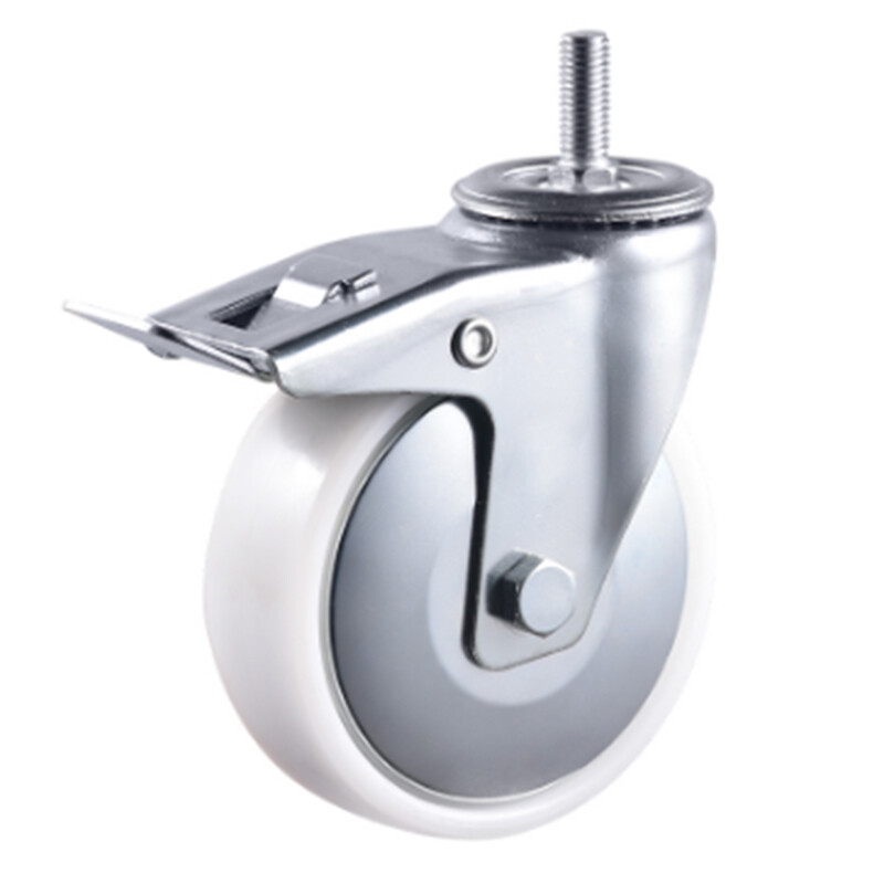  Factory directly supply PP and metal 3.54568 inches hand trolley industrial caster