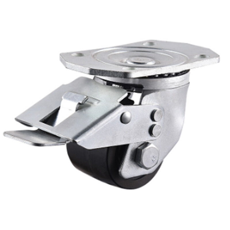 2.5 3 inches PA and matel high load capacity low center of gravity caster