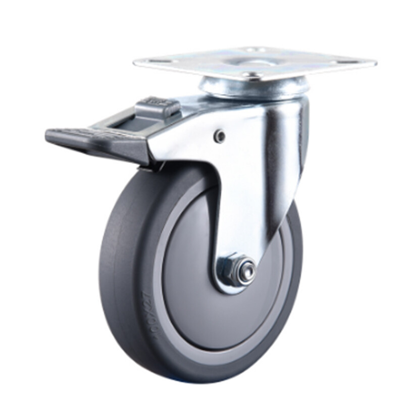 2345 inches swivel plate wheel PP and Core TPR Light Duty caster for chairs 2345 inches swivel plate wheel PP and Core TPR Light Duty caster for chairs
