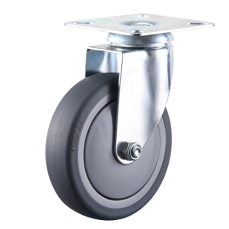 2345 inches swivel plate wheel PP and Core TPR Light Duty caster for chairs