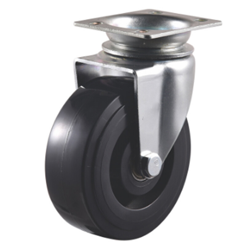 5in diameter 125mm PU and Core PP stainless steel wheels Tool Cabinet