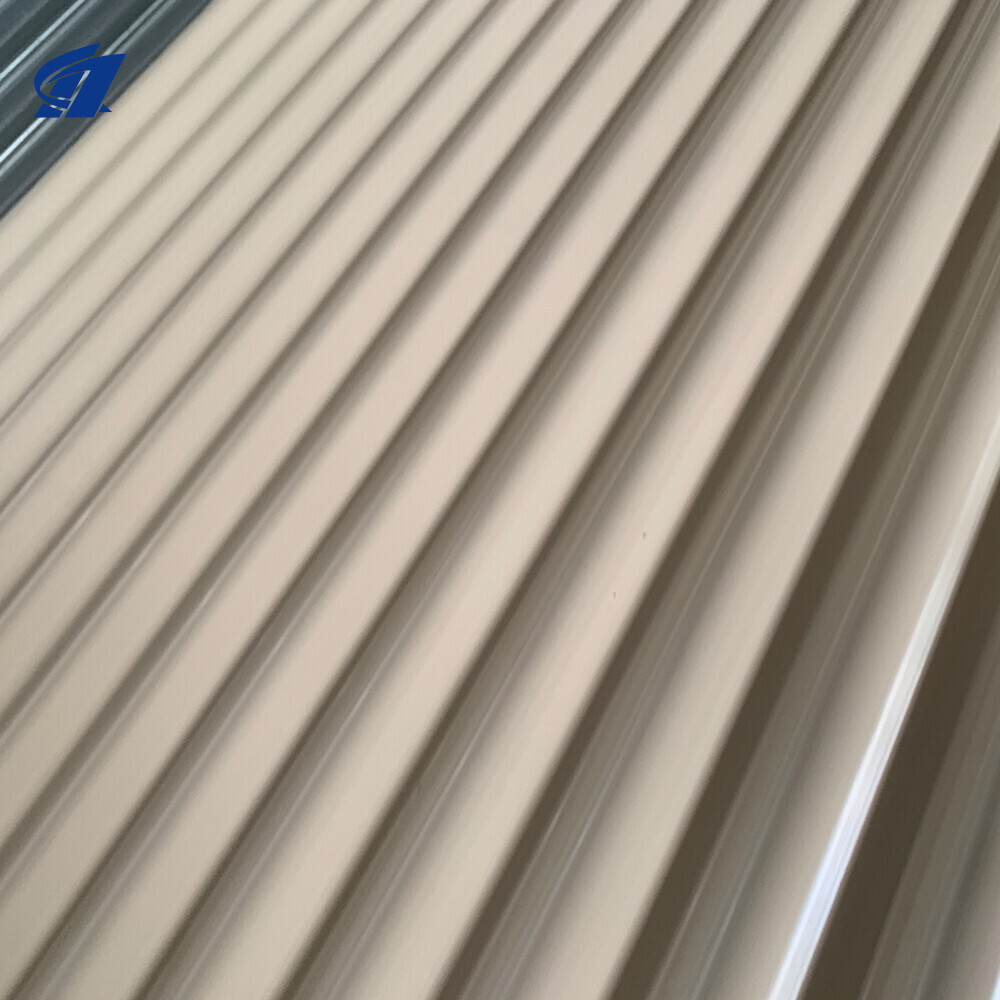 صفائح مموجة مطلية باللون المقاوم للصدأ