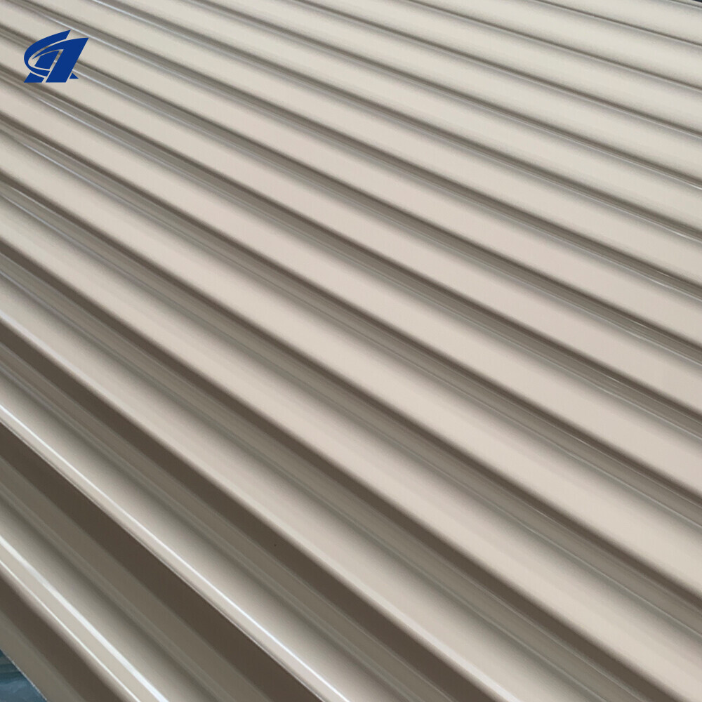 صفائح مموجة مطلية باللون المقاوم للصدأ