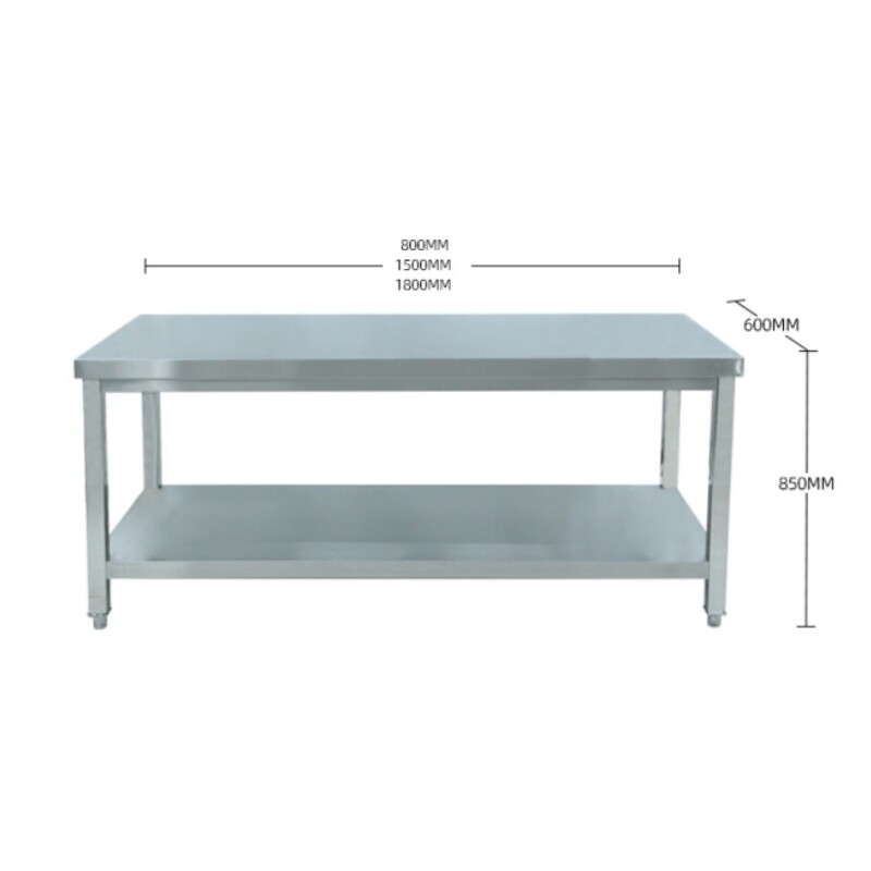 Commercial Stainless Steel Table Workbench CBWT-616-85