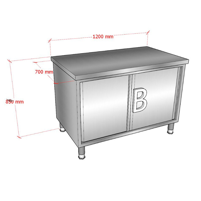 Commercial Stainless Steel Workbench Cabinets CBWT-CB-618