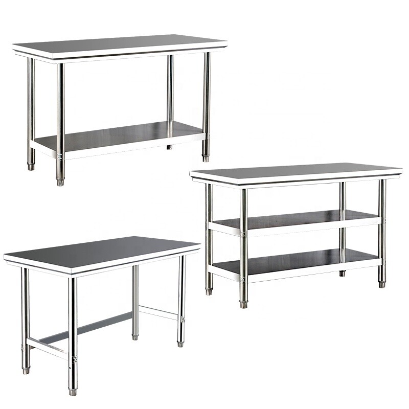 Commercial Stainless Steel Prep Table Workbench CBWT-814-85