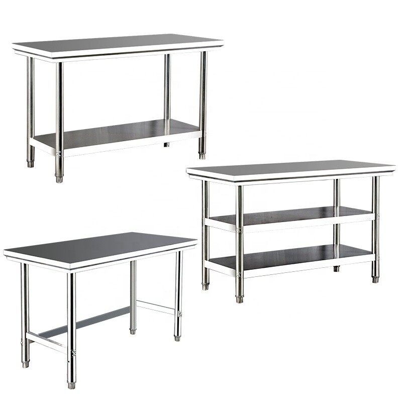 Commercial Stainless Steel Prep Table Workbench CBWT-814-85