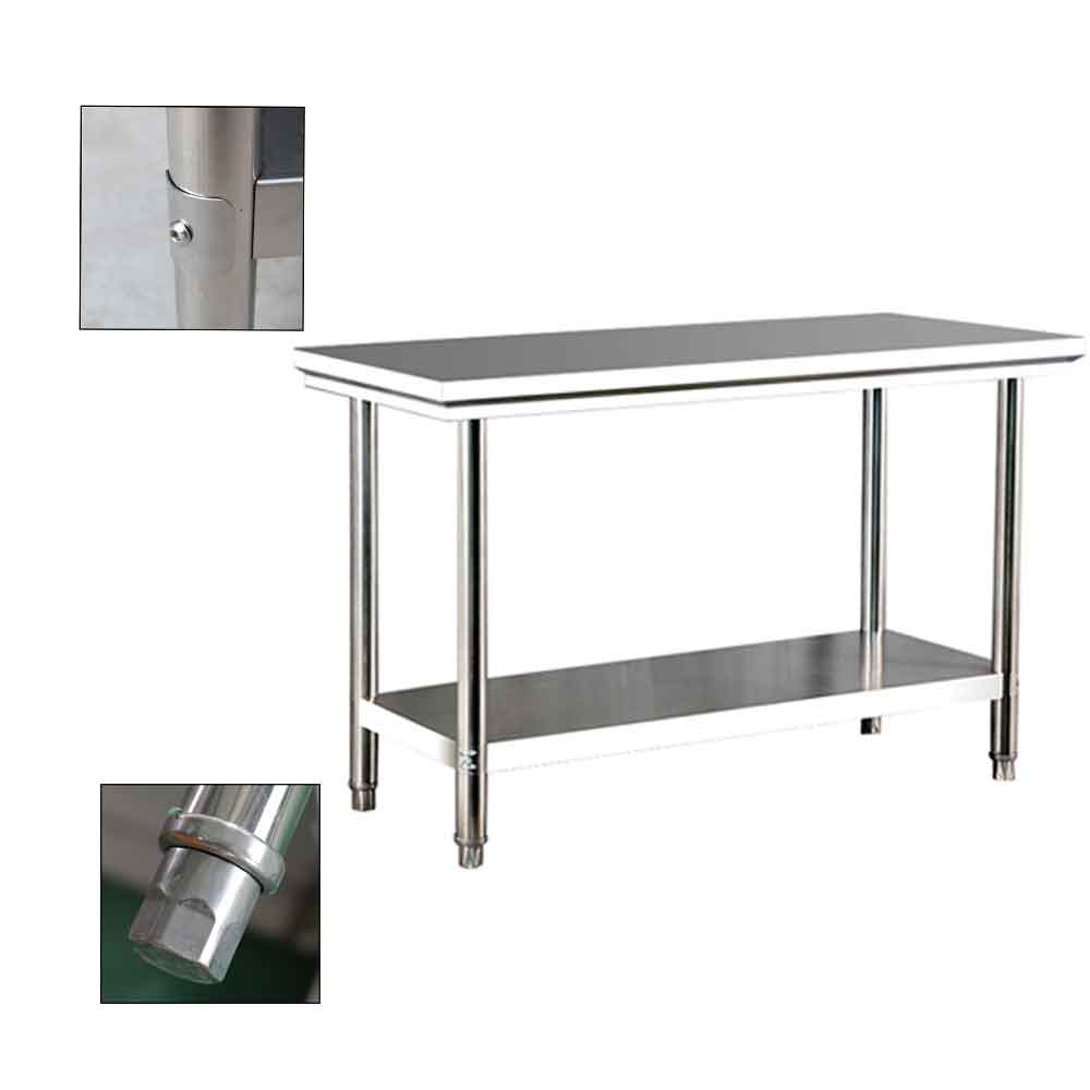 Commercial Stainless Steel Prep Table Workbench CBWT-814-85