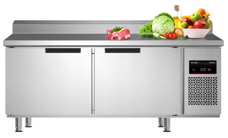 Commercial freezer stainless steel prep tables with refrigerator Air cooling WCAF-212