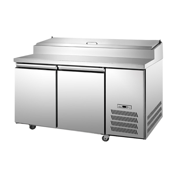 Commercial condiment salad bar sandwich prep table with refrigerator Air cooling RCAF-B18