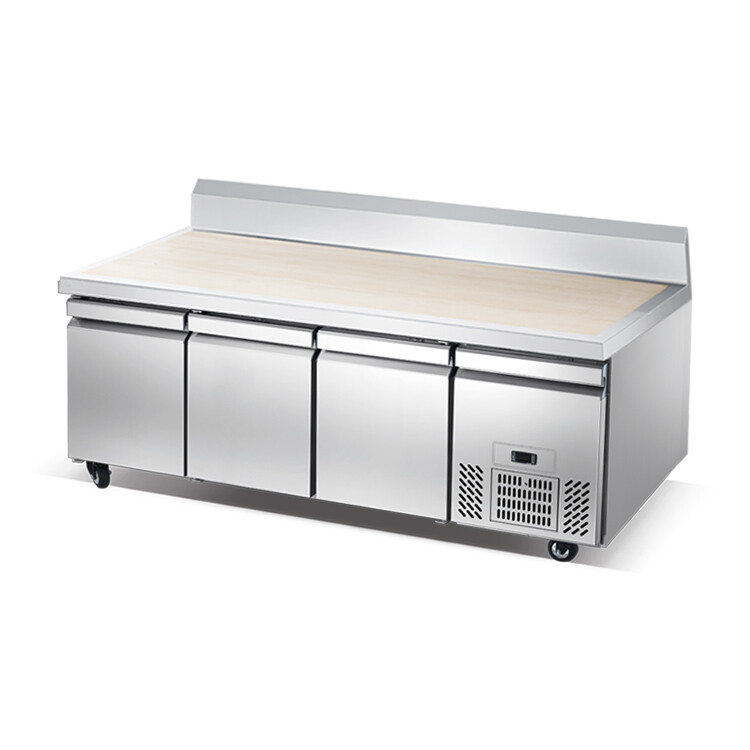 Commercial freezer stainless steel prep tables with refrigerator Air cooling WCDF-218