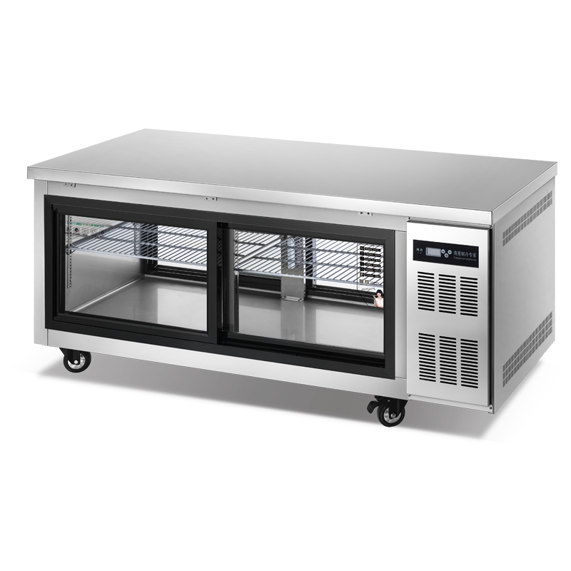 Commercial freezer stainless steel prep tables with refrigerator Air cooling WCDF-215