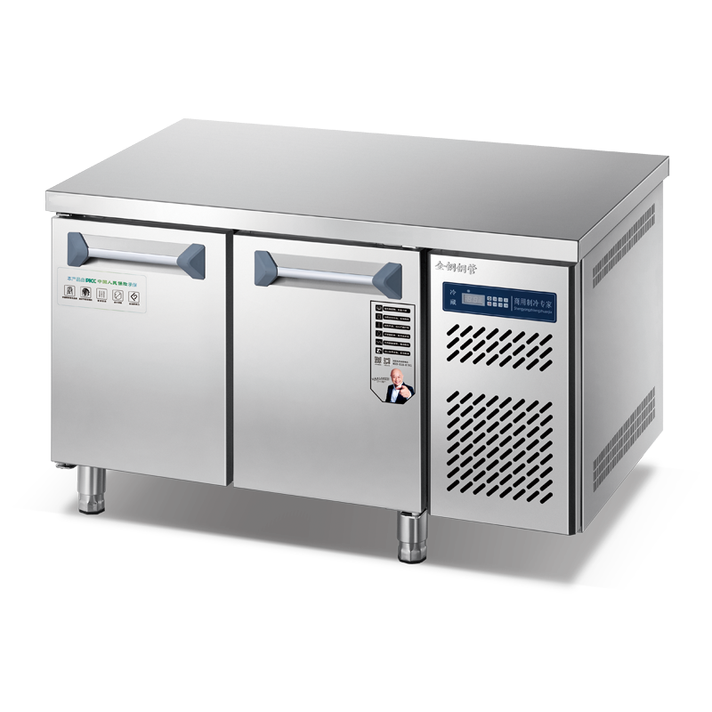 Commercial freezer stainless steel prep tables with refrigerator Air cooling WCDF-215