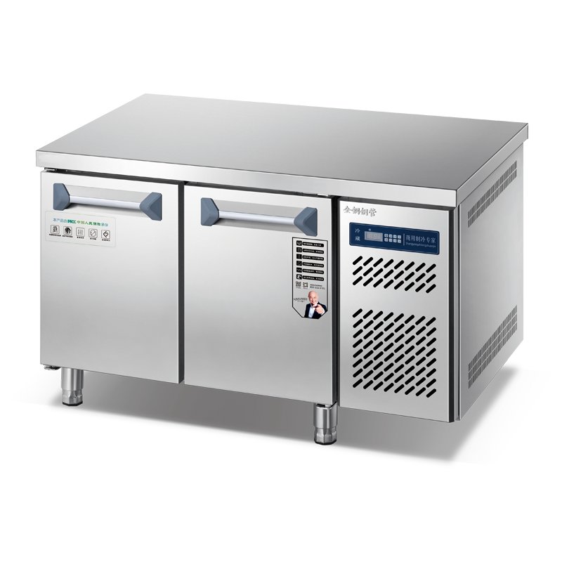Commercial freezer stainless steel prep tables with refrigerator Air cooling WCDF-215