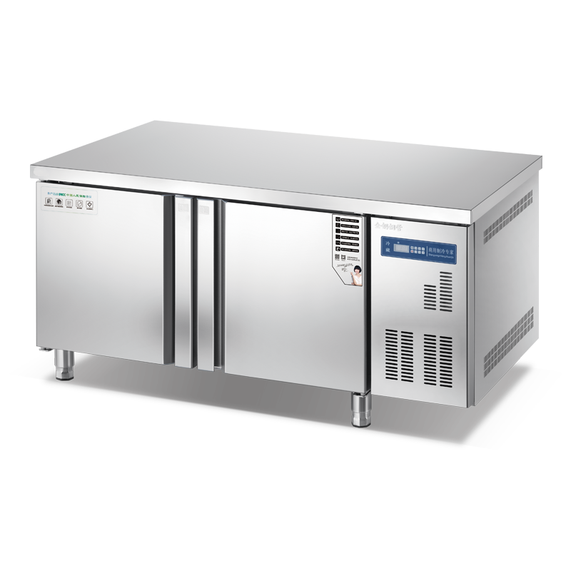 Commercial freezer stainless steel prep tables with refrigerator Air cooling WCDF-215