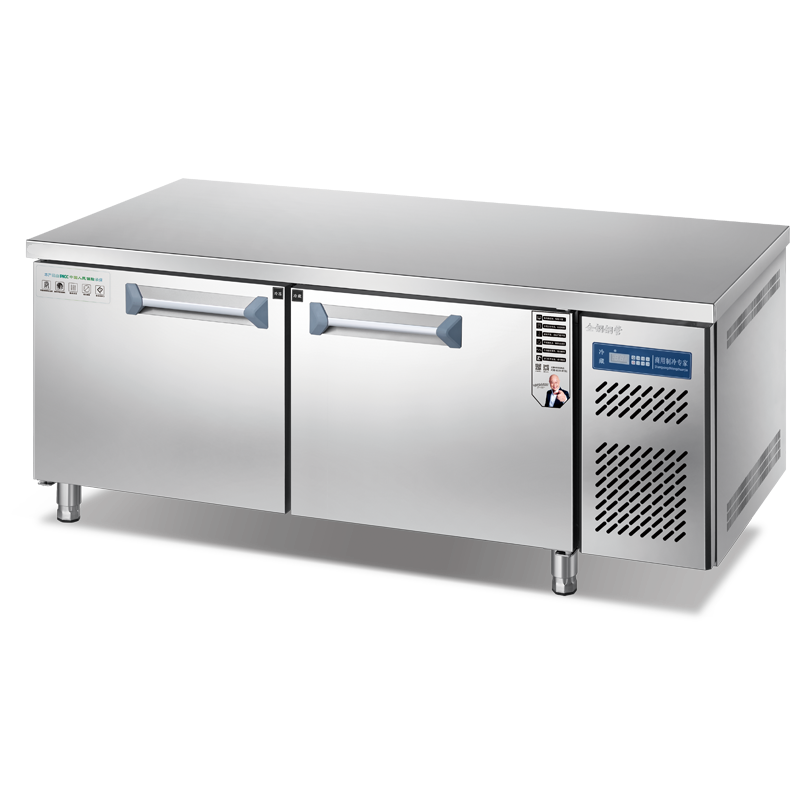 Commercial freezer stainless steel prep tables with refrigerator Air cooling WCDF-218