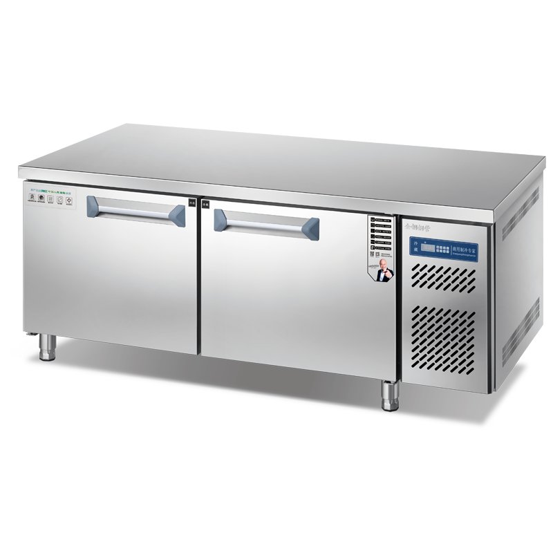 Commercial freezer stainless steel prep tables with refrigerator Air cooling WCDF-218