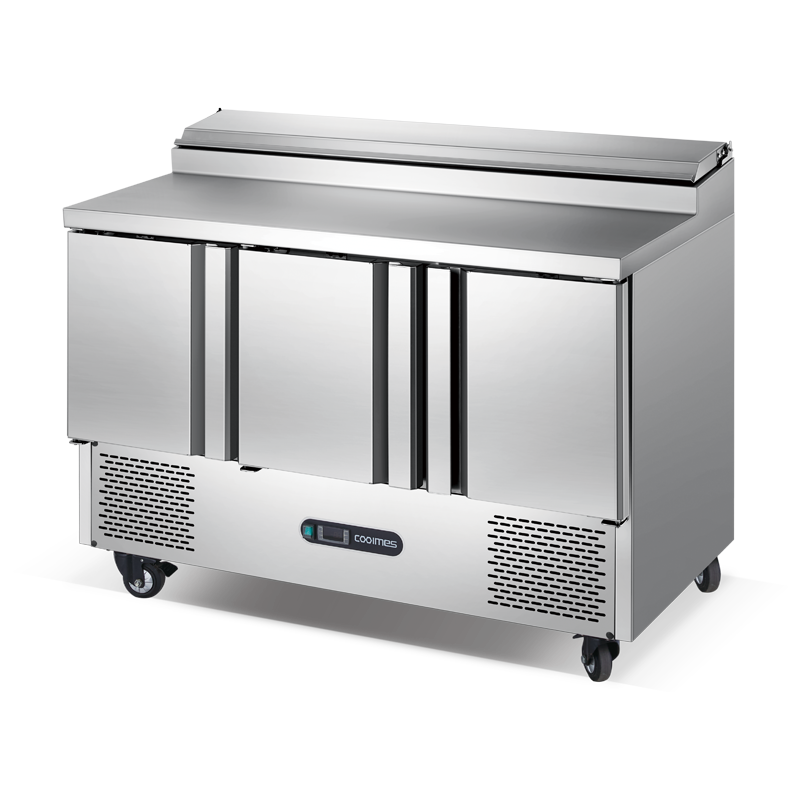 Commercial condiment salad bar sandwich prep table with refrigerator Direct cooling RCDF-B12