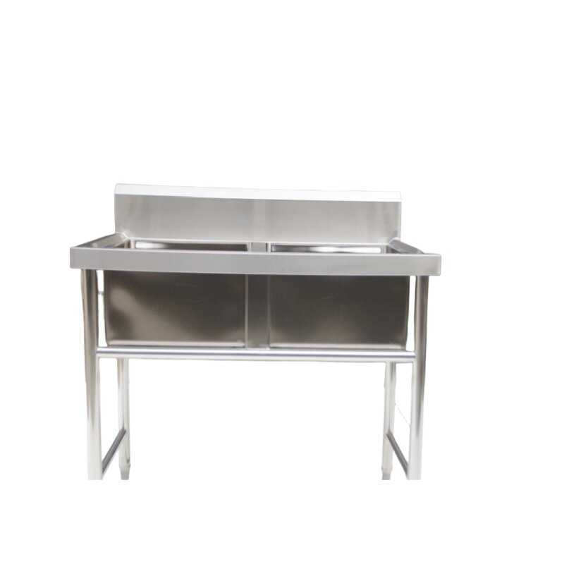 Commercial stainless steel kitchen sink with faucet Double sink CBSK-DS-610