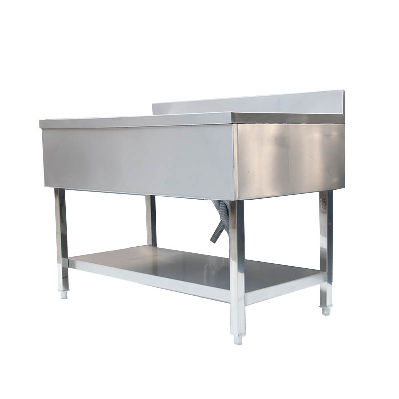 Commercial stainless steel kitchen sink with faucet Single Sink CBSK-DS-712