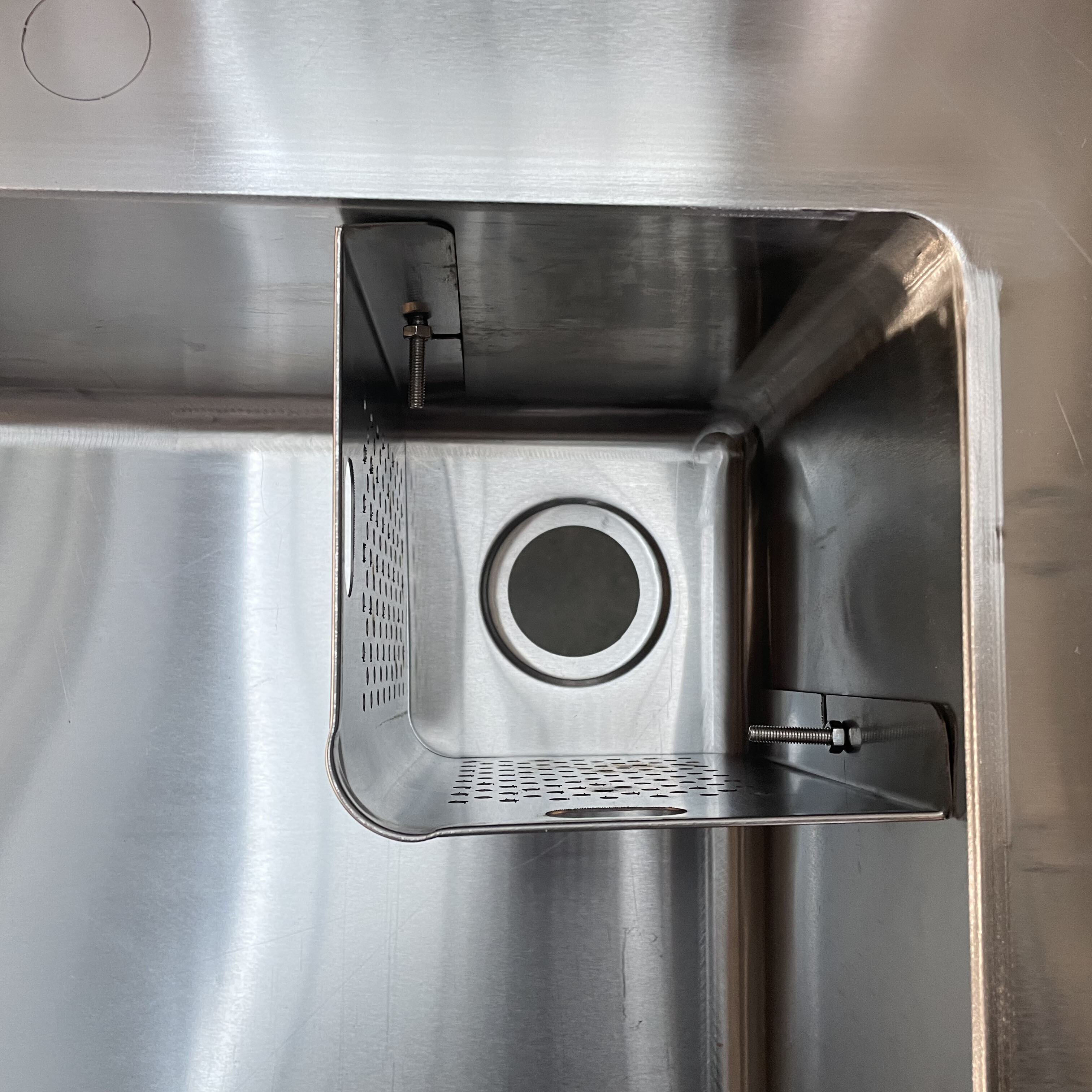 Commercial stainless steel kitchen sink with faucet Single Sink CBSK-DP-612