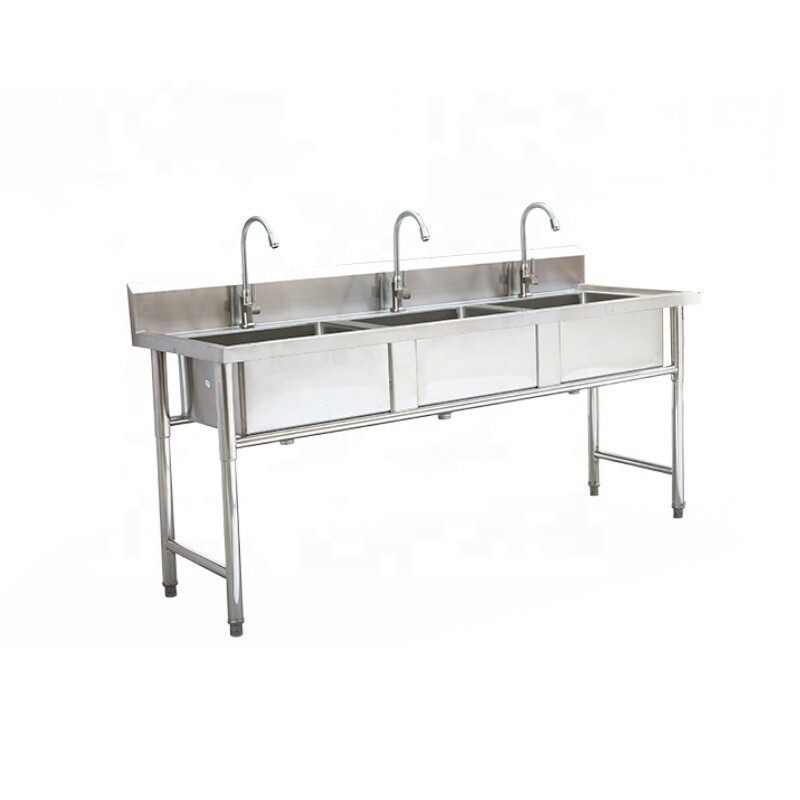 Commercial stainless steel kitchen sink with faucet Single Sink CBSK-TS-718